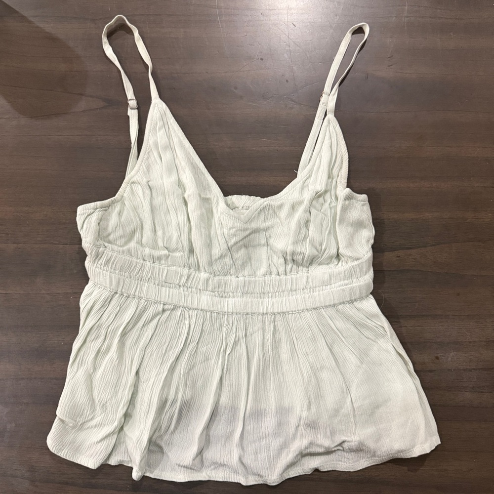 Women's  Mint Green Sleeveless Top